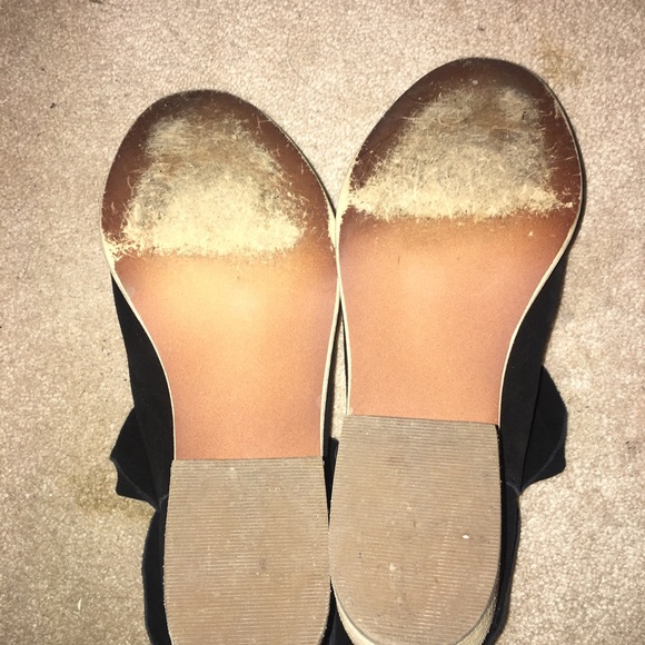 BP Nordstrom Black Suede Ankle Booties, sz 11 - Picture 6 of 6